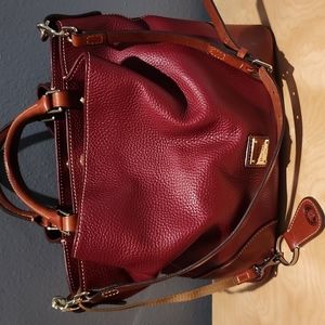 Dooney & Bourke Red Brenna Pebble Bag